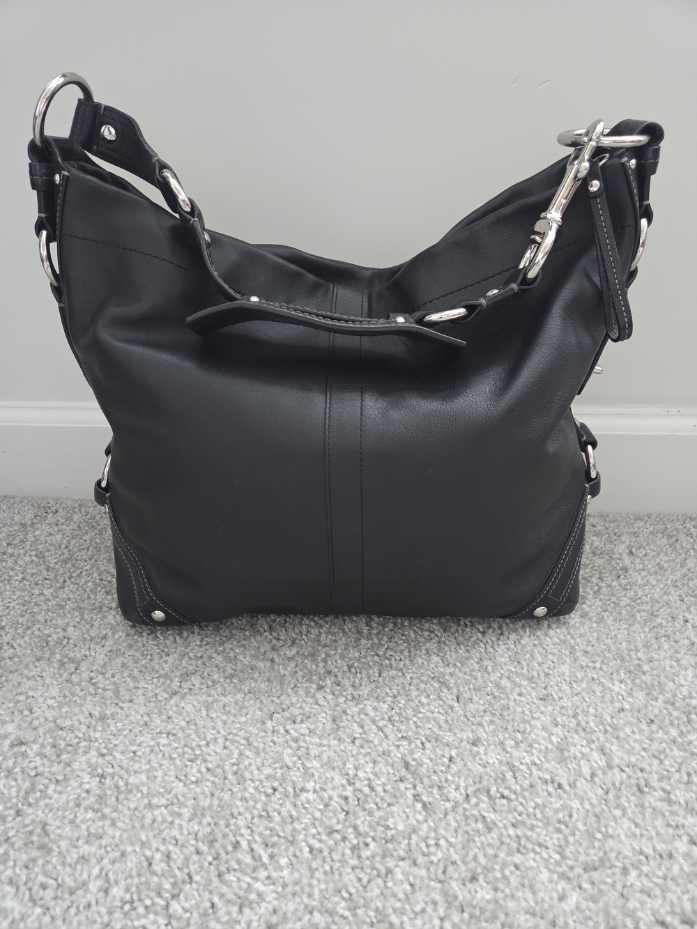 COACH black CARLY Bag